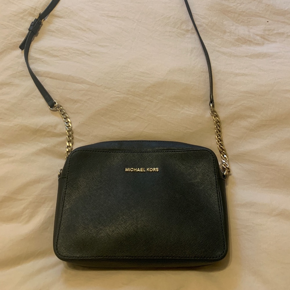 Michael Kors black crossbody bag